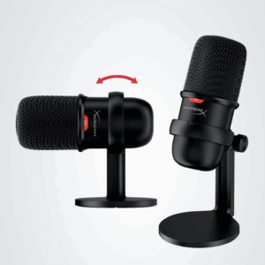 HyperX SoloCast – USB Condenser Gaming Microphone, for PC, PS4, PS5 and Mac, Tap-to-Mute Sensor, Cardioid Polar Pattern, great for Streaming, Podcasts, Twitch, YouTube, Discord,Black